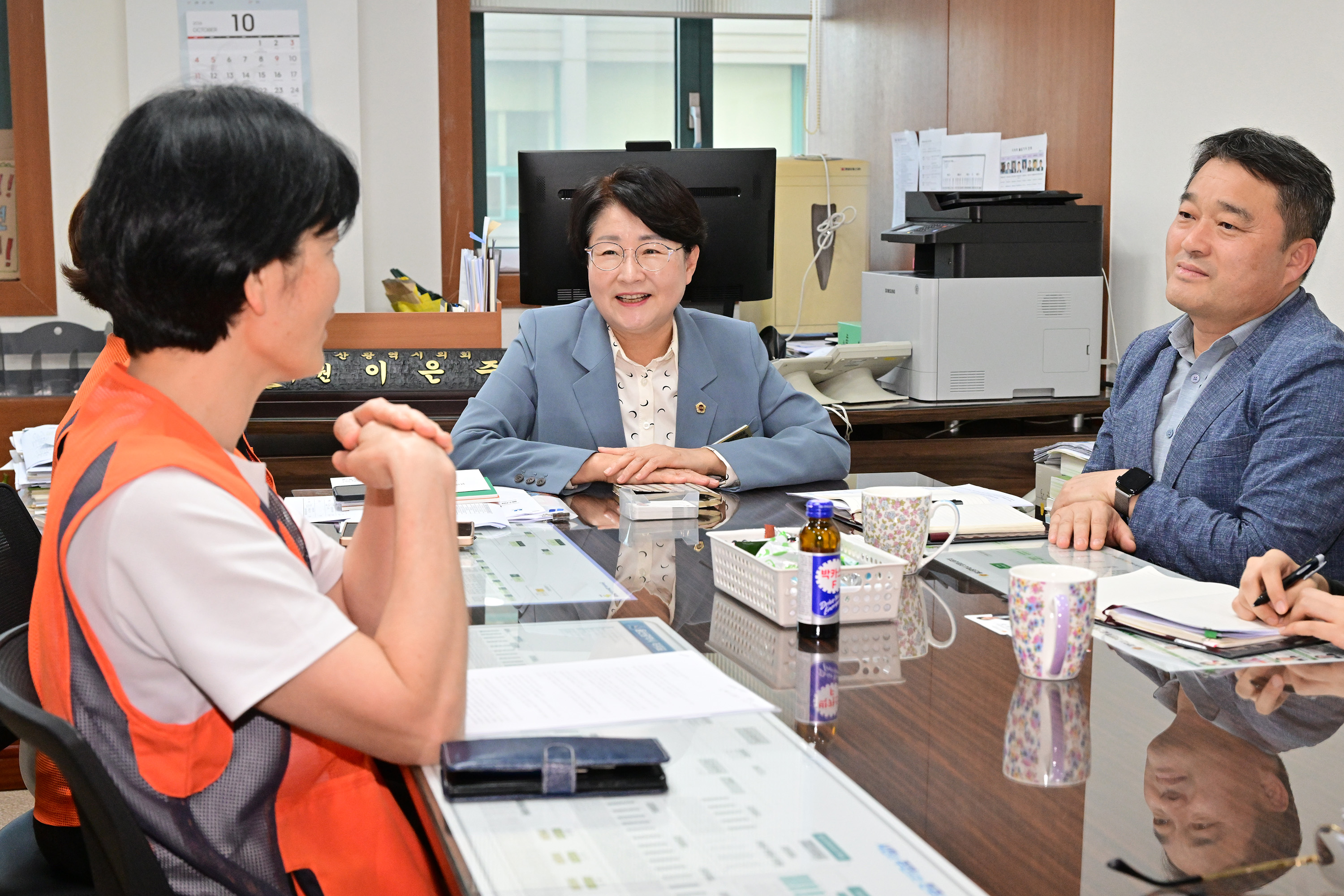 이은주 의원, 아이돌봄노조 관련 부서 간담회2