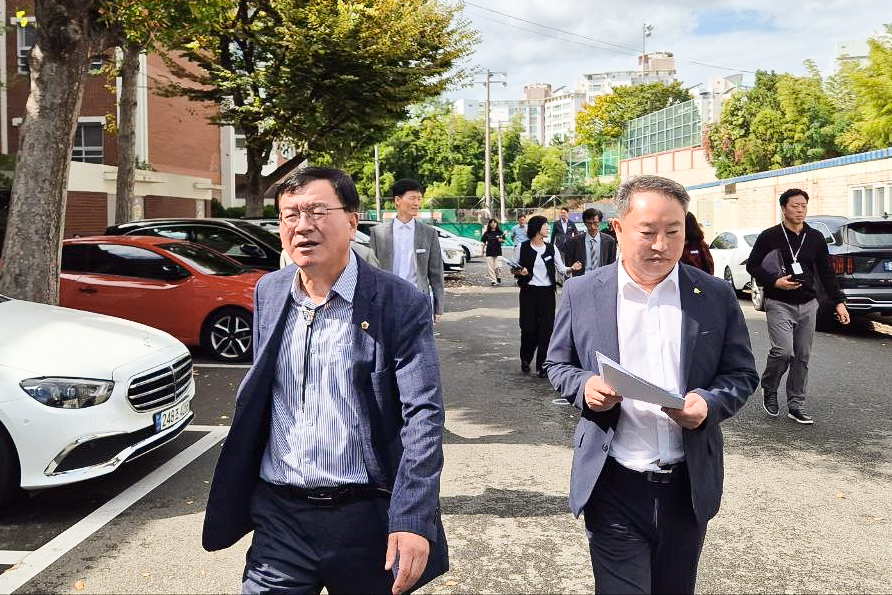 홍성우 부의장 학성고등학교 교육환경 개선 현장 점검1