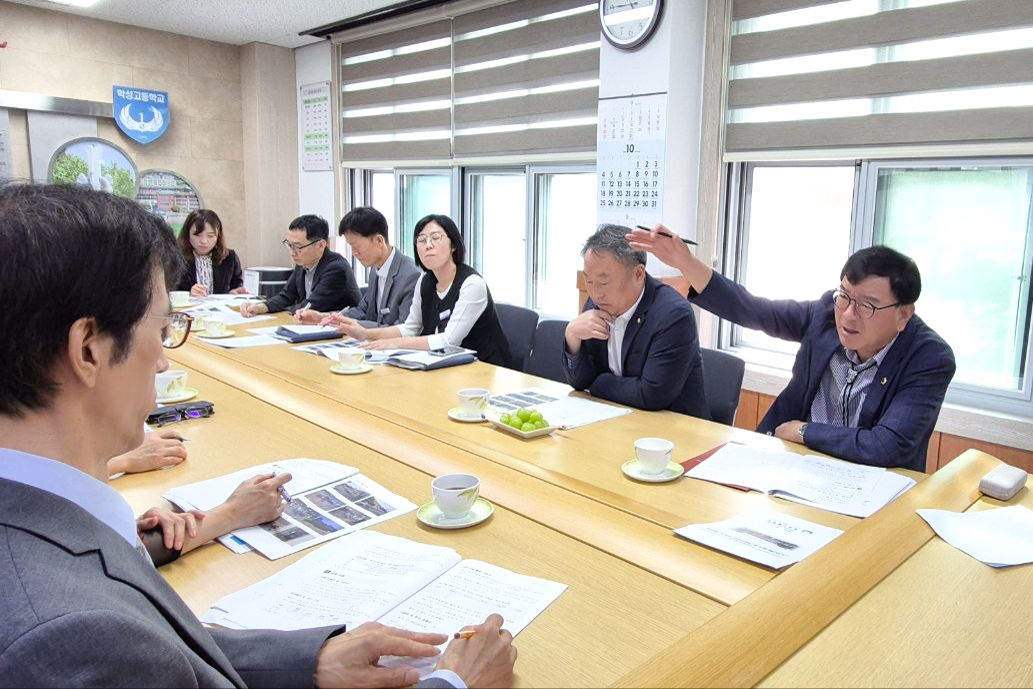 홍성우 부의장 학성고등학교 교육환경 개선 현장 점검2
