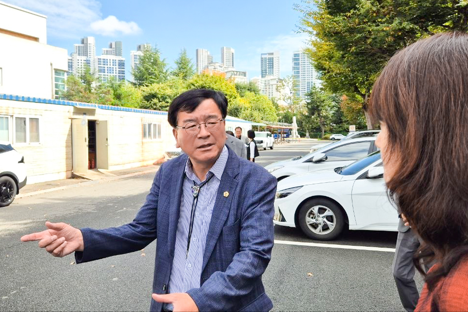 홍성우 부의장 학성고등학교 교육환경 개선 현장 점검3