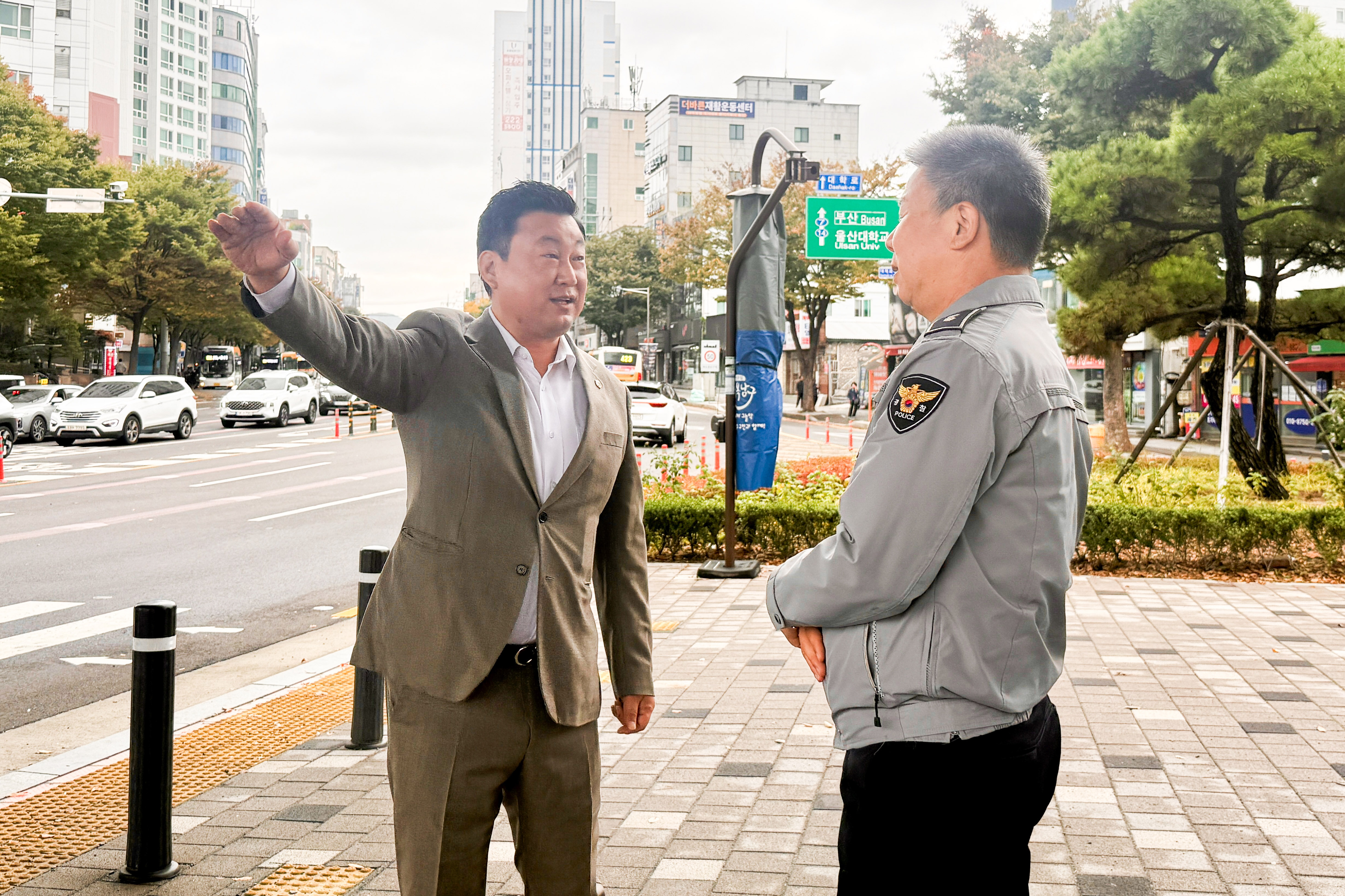 안대룡 의원, 신복교차로 차량 통행·보행안전 현장 점검3